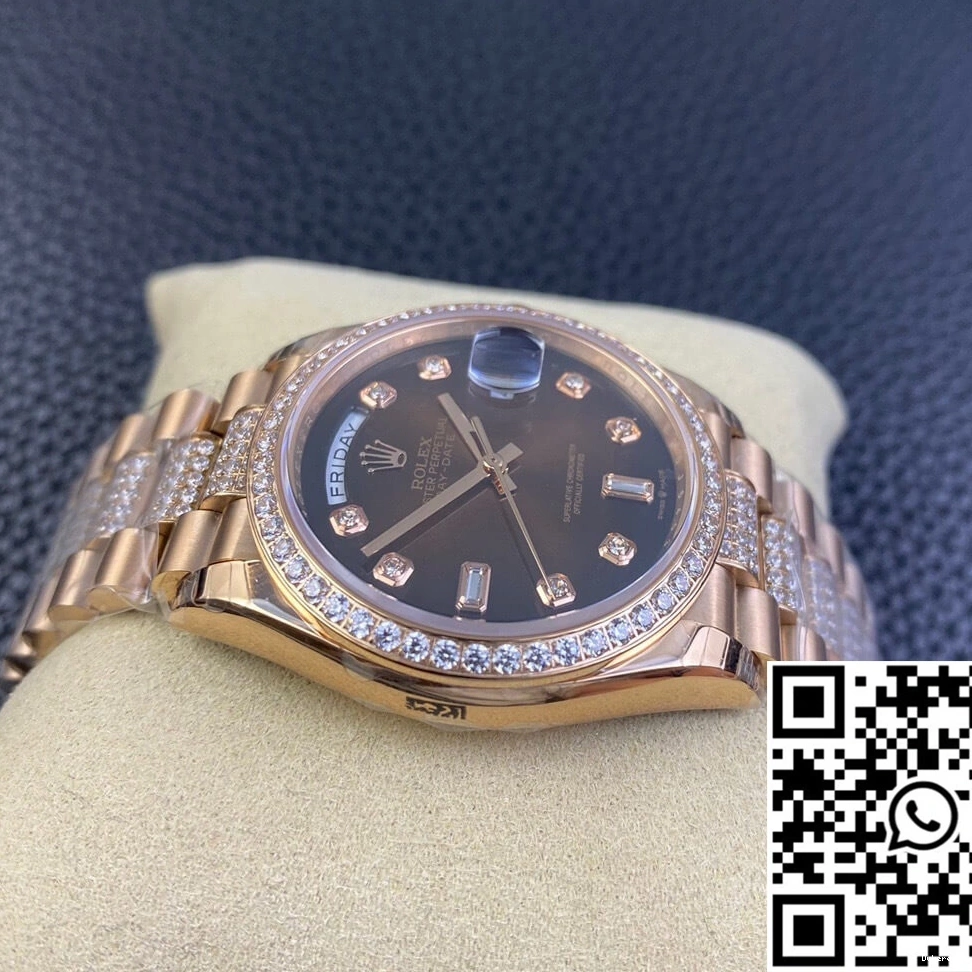 996 M128345rbr-0041 Day Rolex Factory Date Strap EW Comfortable Diamond 0812